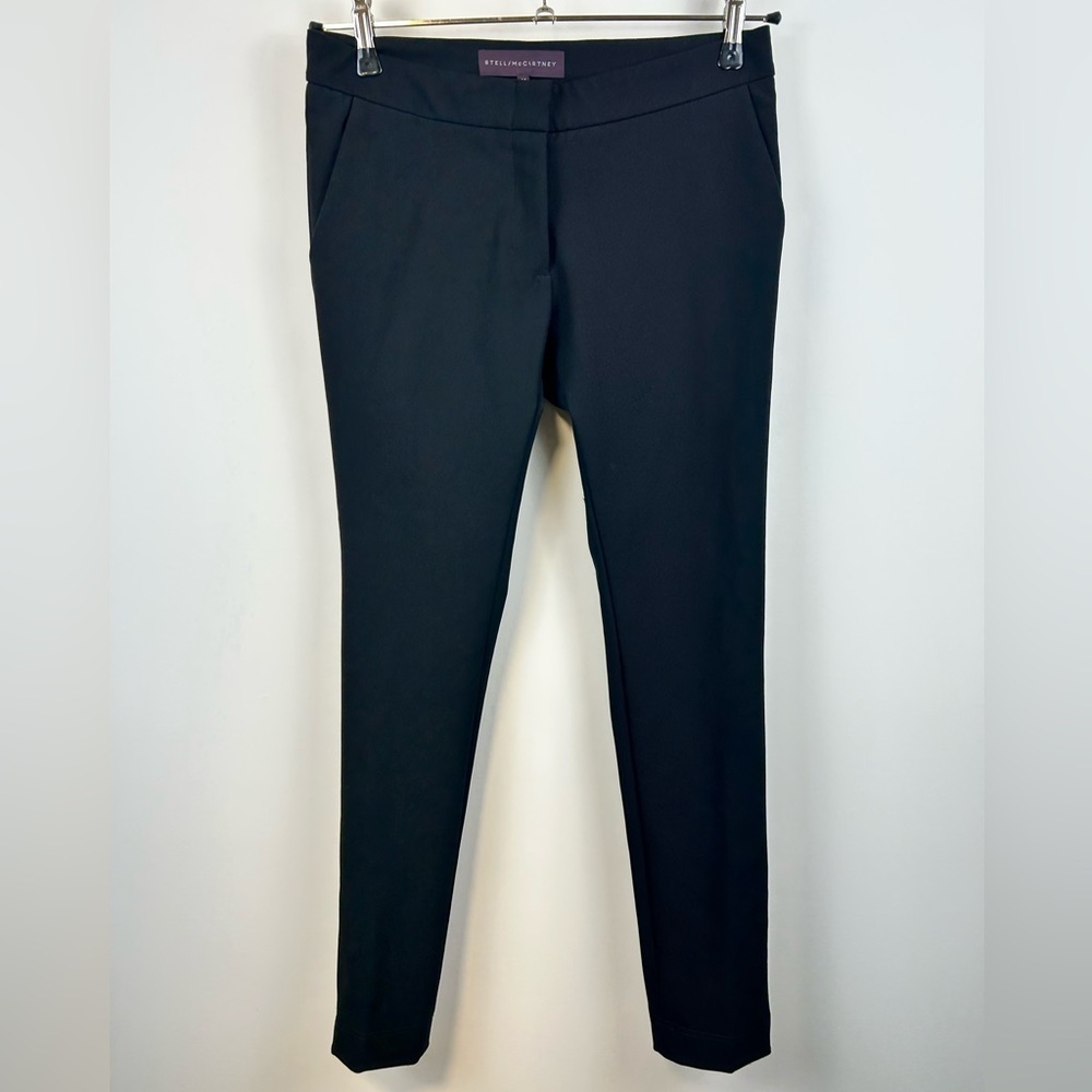 Stella McCartney Tailored Black Dress Pants Size 44 EU US 8 Slim Ankle Trousers